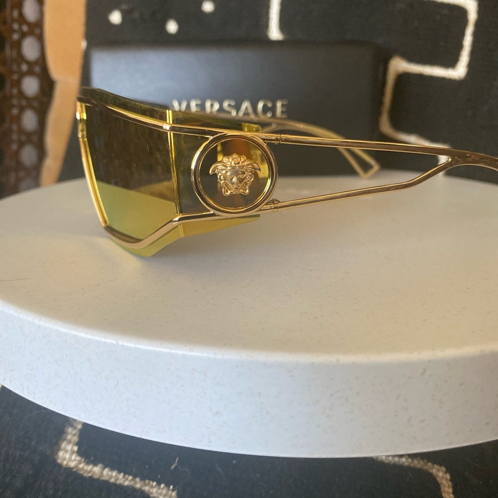 Versace Gold Sunglasses - Picture 2 of 2